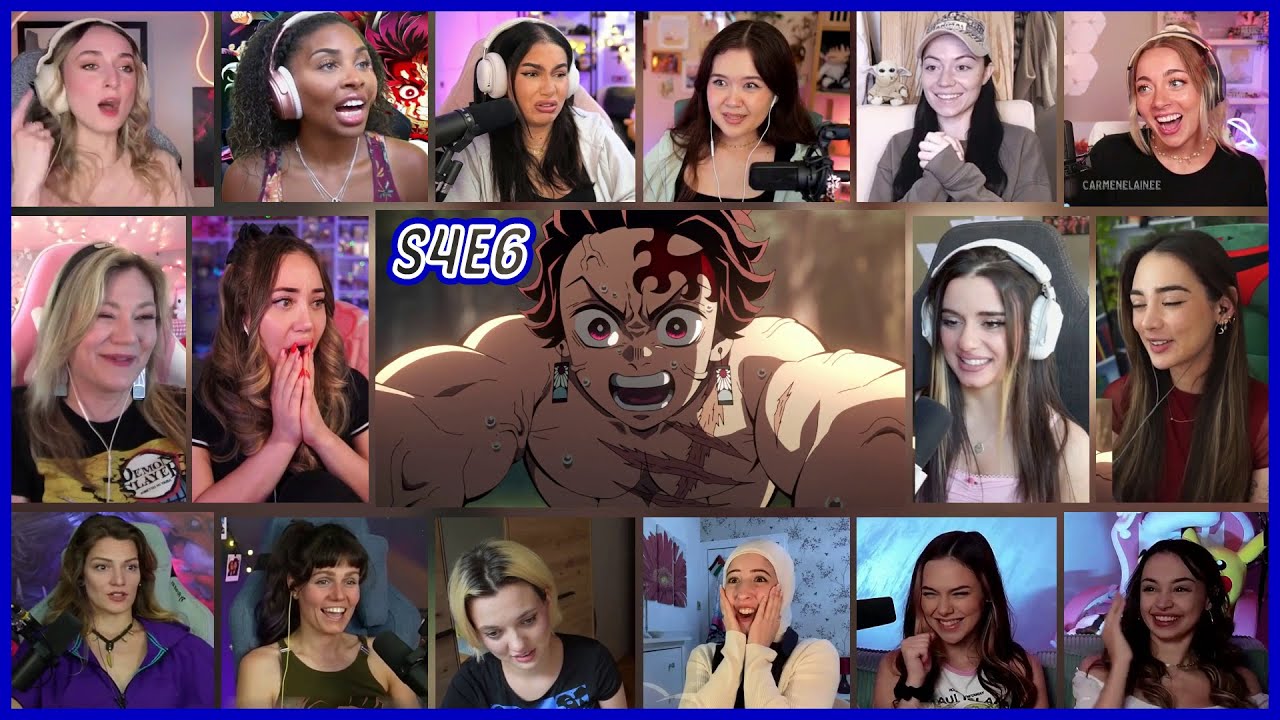 Demon Slayer Season 4 Episode 6 Girls Reaction Mashup | Hashira Training Arc Ep 6
