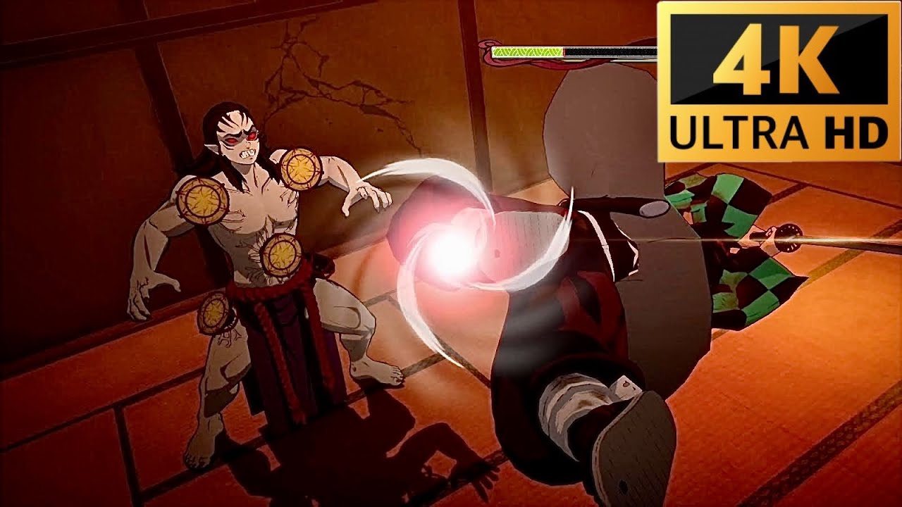 Demon Slayer The Hinokami Chronicles ( Chapter 4 Tanjiro VS Kyogai ) 4K