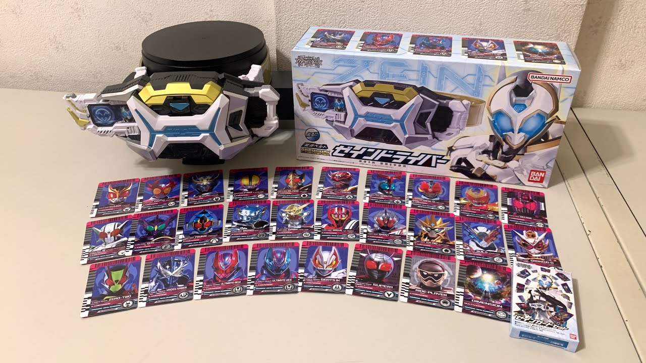 【Demo】PREMIUM DX ゼインドライバーとゼインカードセット (PDX Zein Driver & Zein Card Set)