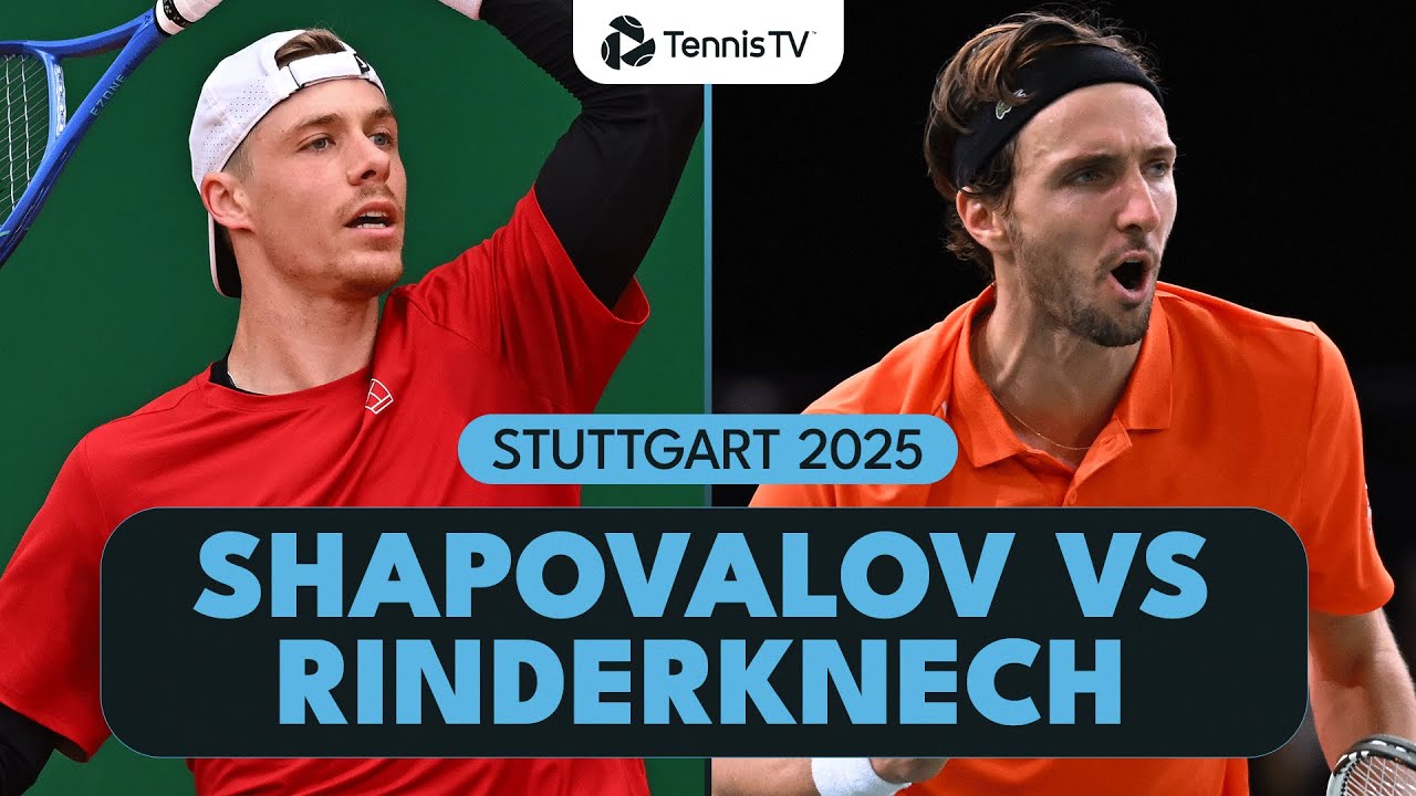 Denis Shapovalov vs Arthur Rinderknech Highlights | Stuttgart 2025
