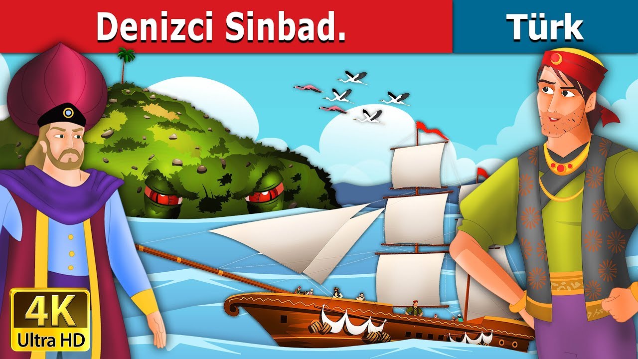 Denizci Sinbad | Sindbad the Sailor Part 1 in Turkish | Turkish Fairy Tales