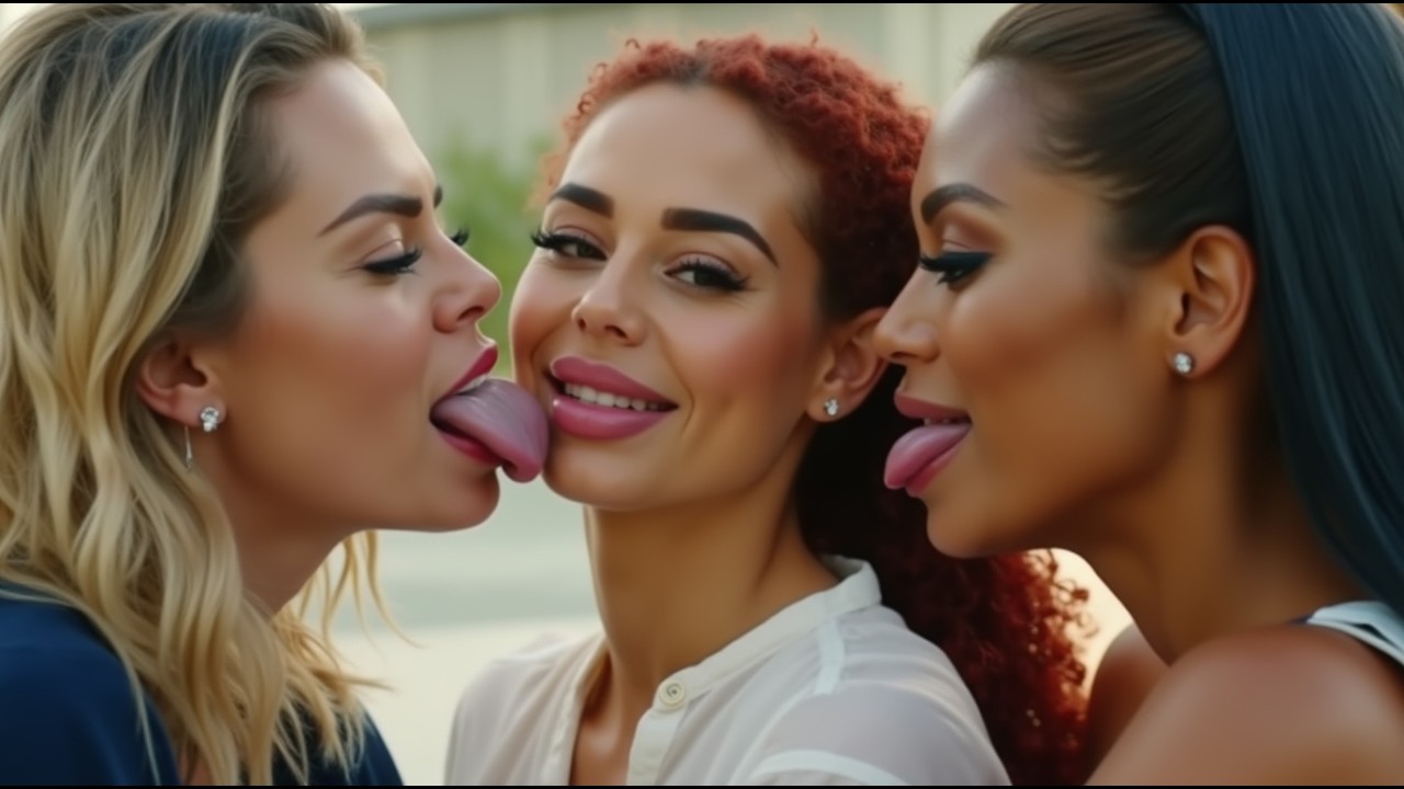Dental Sparks of Love | Lesbian Kissing Scenes| Lesbian Kissing | Mature and Young Adult