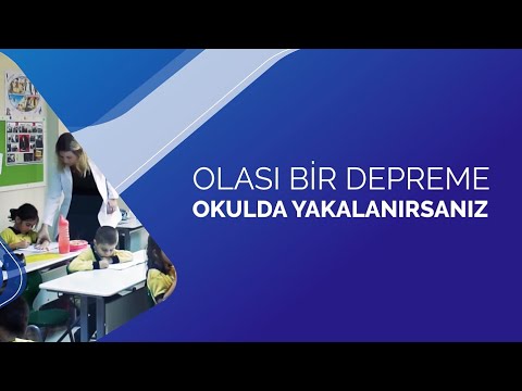 Deprem Anı ve Tahliye Tatbikatı - Okul