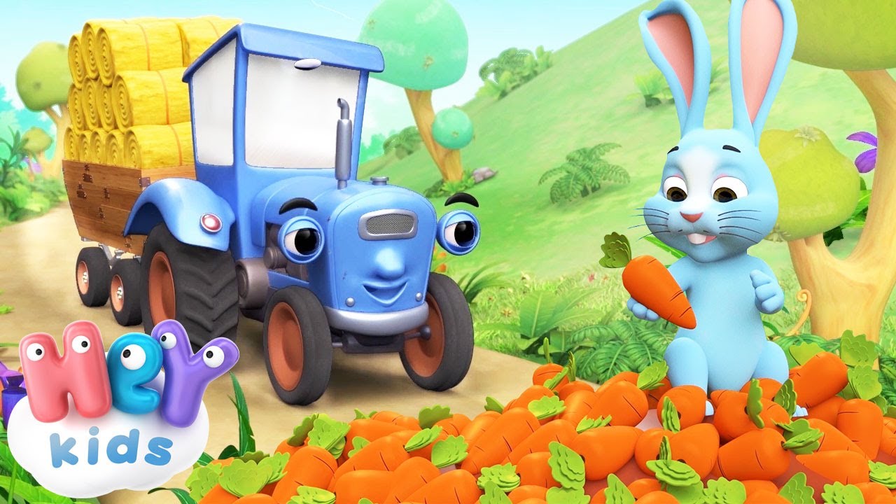 Der blaue Traktor  🚜 Tiere für kleinkinder | Kinderlieder TV