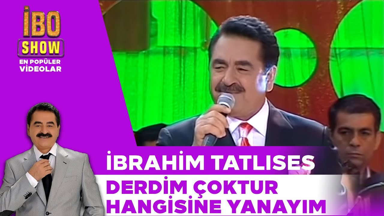 Derdim Çoktur Hangisine Yanayım - İbrahim Tatlıses - Canlı Performans