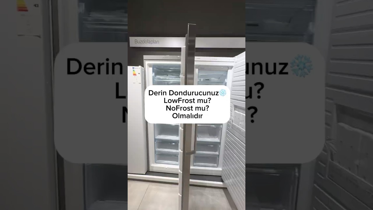 “Derin Dondurucuda NoFrost mı, LowFrost mu? Bosch Derin Dondurucu Alırken Hangisini Seçmelisiniz?”