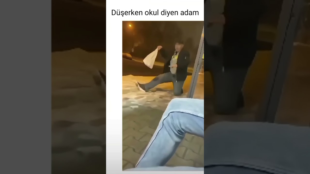 Düşerken okul diyen adam