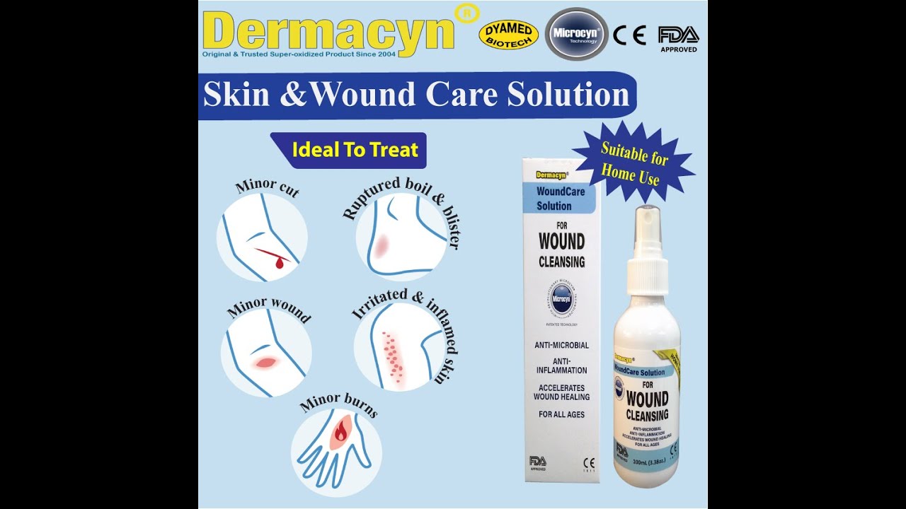 Dermacyn Skin and Wound Care Solution For Home Use