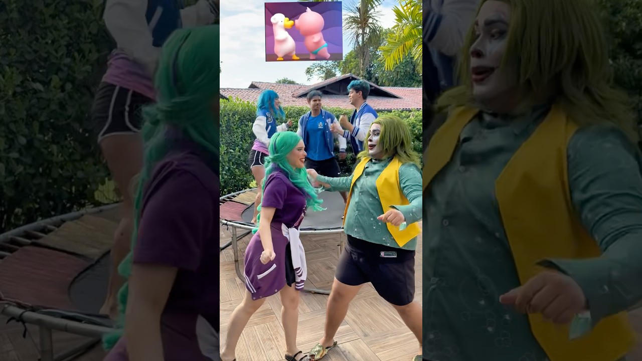 DERRUBOU O VINIBUG NA DANÇA DO PORCO E PATO!! #shorts @CanaldaBelinhaOficial @VINIBUG