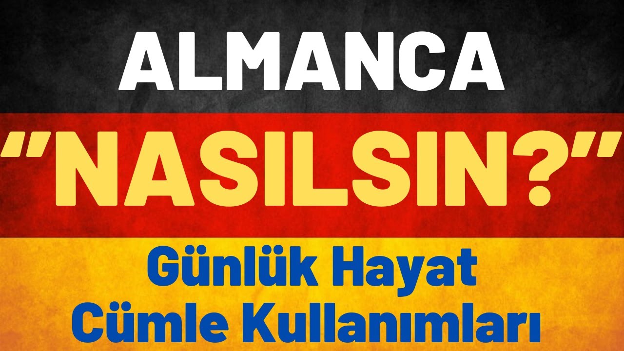 Ders 12 / Almanca A1 Temel Seviye / Almanca ''Nasılsın?'' #almancaa1 #almancaöğren #almanya