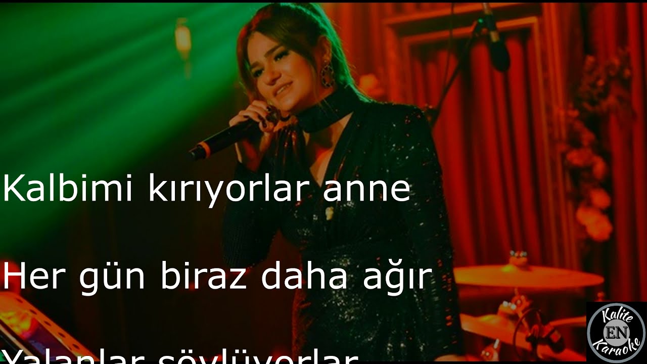 Derya Bedavacı Kalbimi Kırıyorlar Anne Karaoke EN Kalite Karaoke