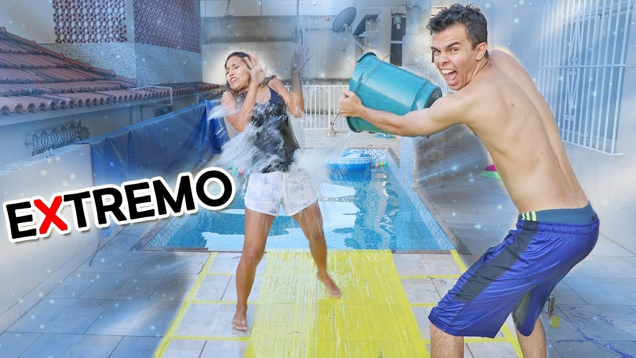 DESAFIO DA PISCINA?! - (ULTIMATE) - COMPETIÇÃO DE NAMORADOS!