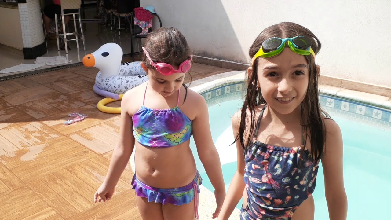 Desafio da PISCINA com Lívia ♡ Ana Clara ♡