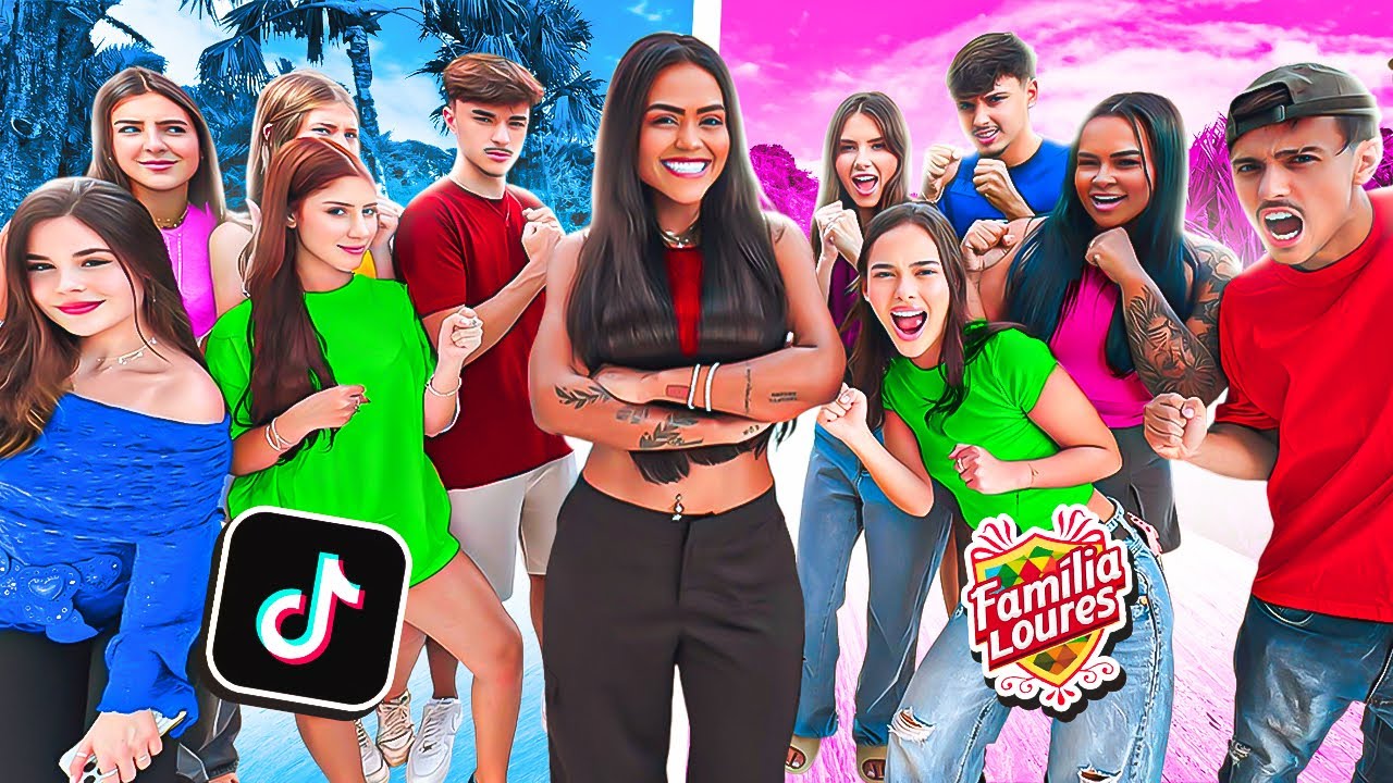 DESAFIO DA PISCINA DA INTELIGÊNCIA !!! FAMÍLIA LOURES VS TIKTOKERS 2!!!