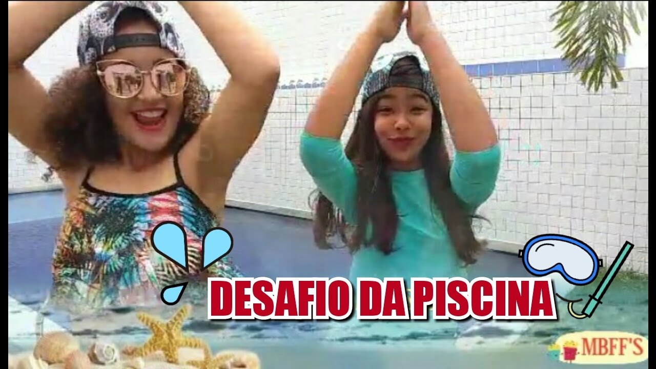 DESAFIO DA PISCINA! *TROCA DE ROUPA!