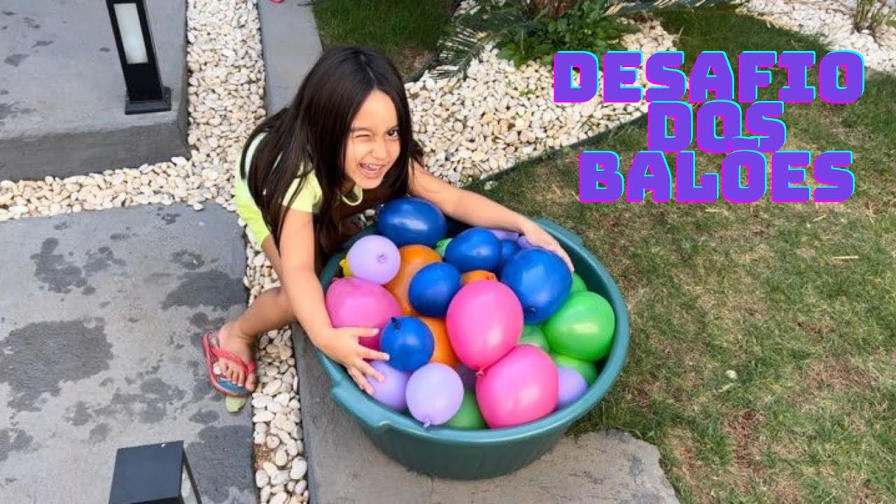 DESAFIO DOS BALÕES! (Guerra de balão d’água) Família Ruivo
