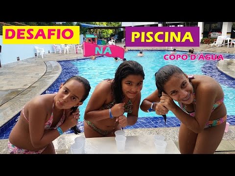 Desafio na Piscina ( Copo D'Água) - Cantinho Fabuloso Da Duda