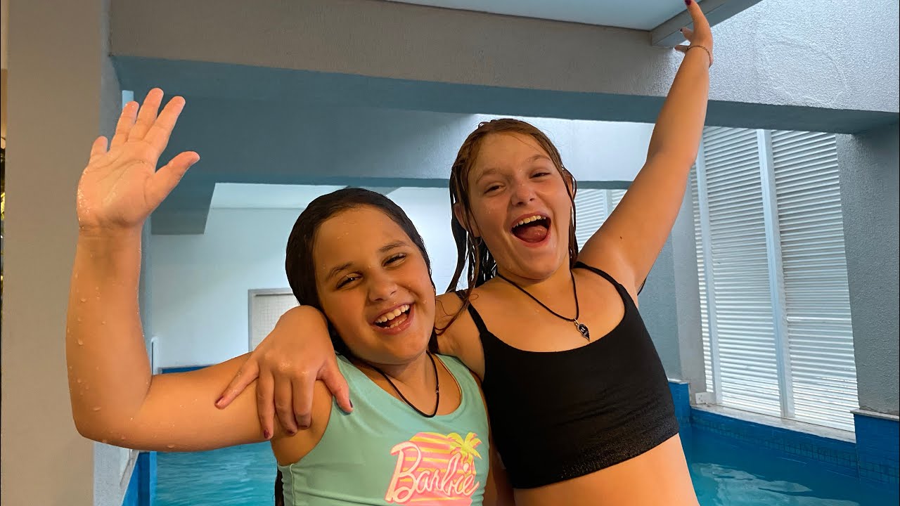 Desafio na piscina! 💙