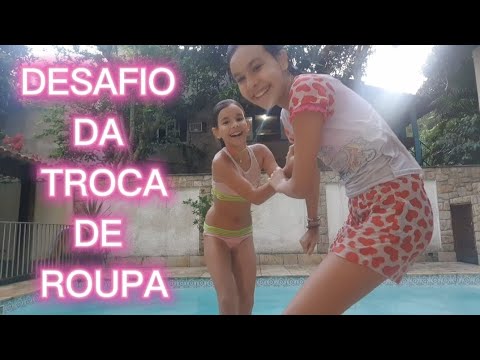 Desafio Na Piscina - Troca de Roupa