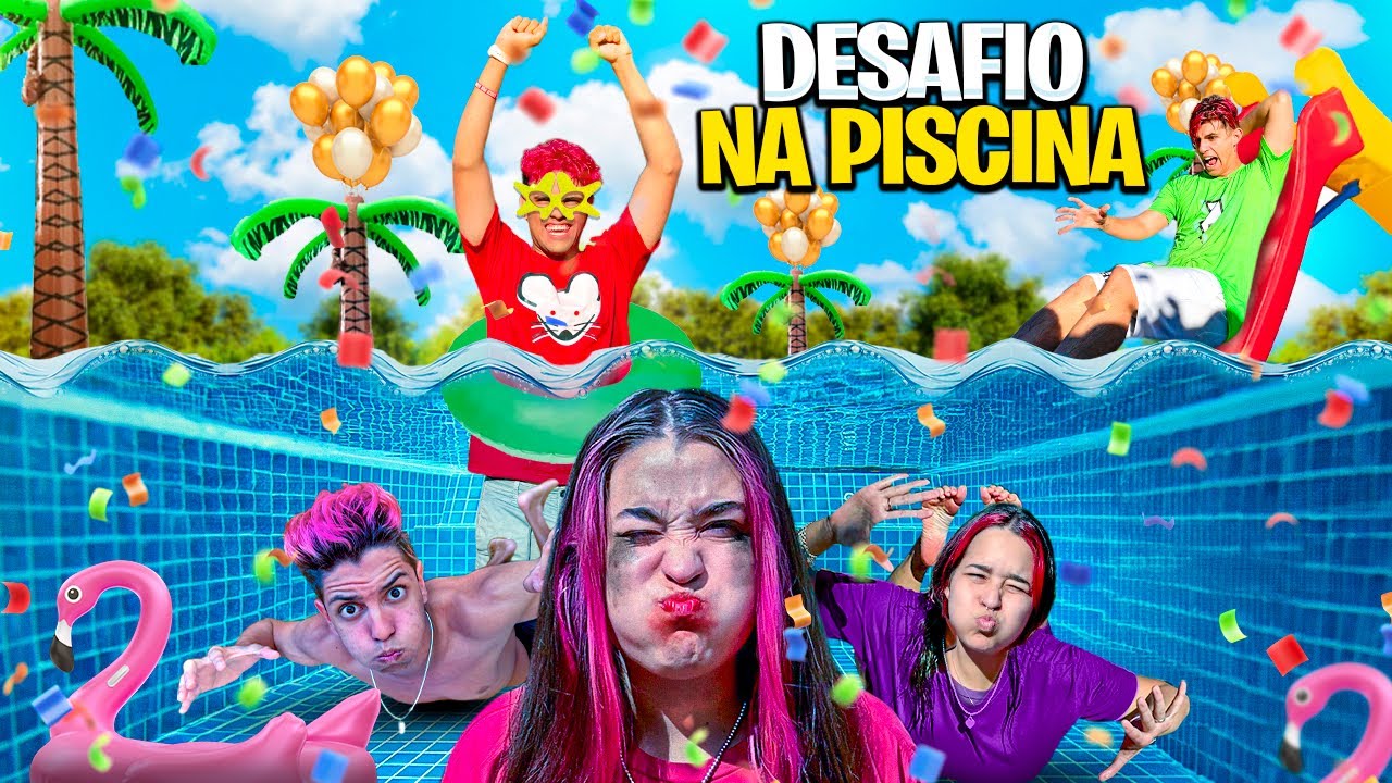 DESAFIO NA PISCINA DOS ROSA *Quem venceu ?