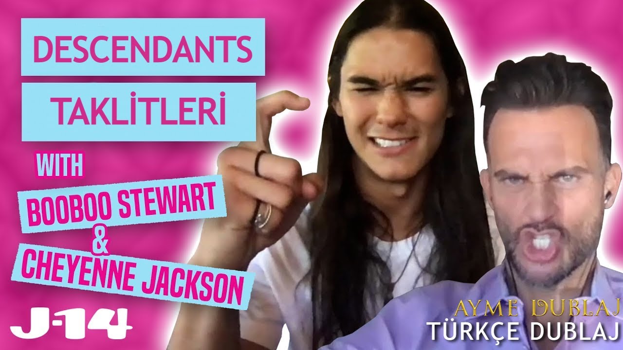 Descendants Yıldızları Booboo Stewart ve Cheyenne Jackson Taklit Oyunu Oynuyor!