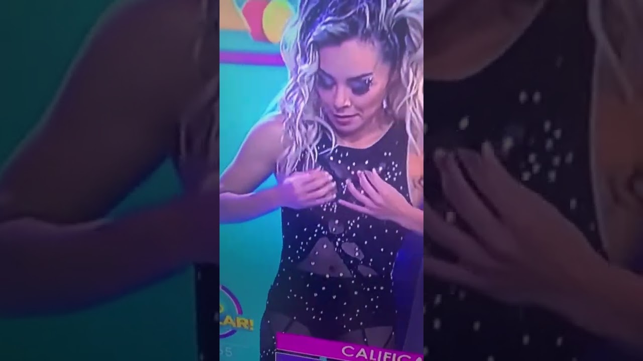 Descuido de Gaby Ramírez en VLA
