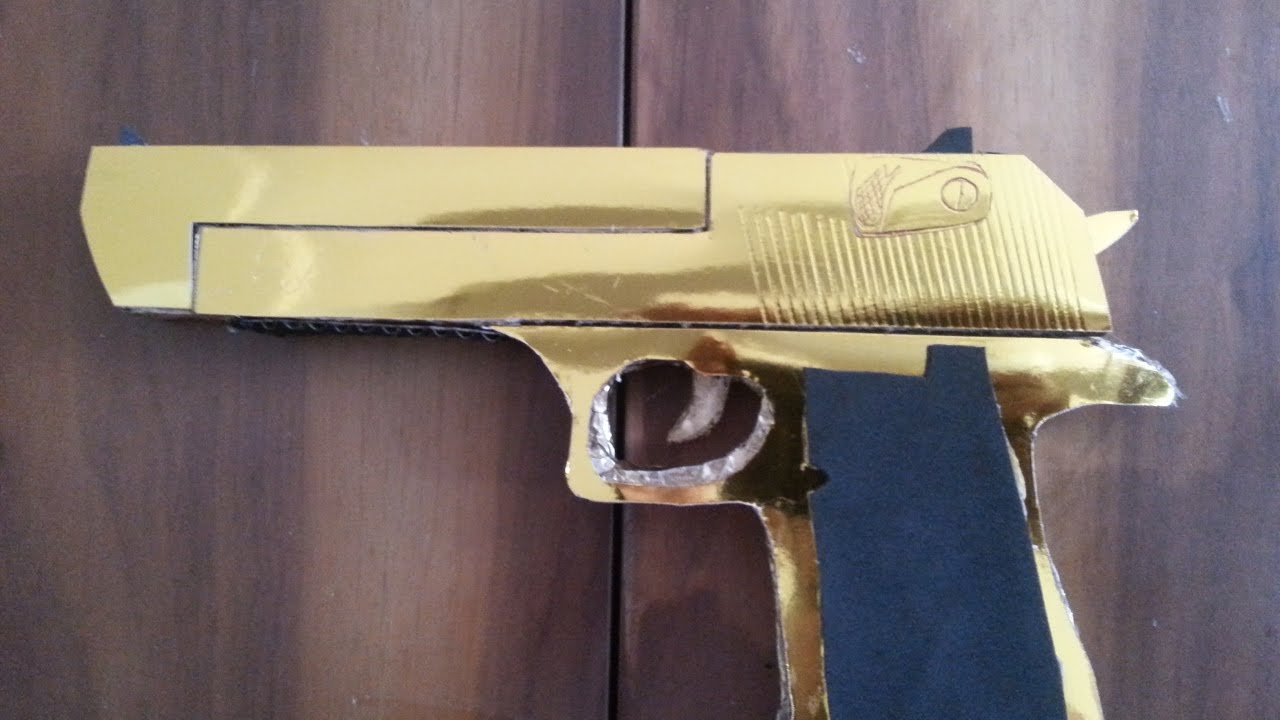 Desert Eagle Kartondan Nasıl Yapılır (Hareketli)