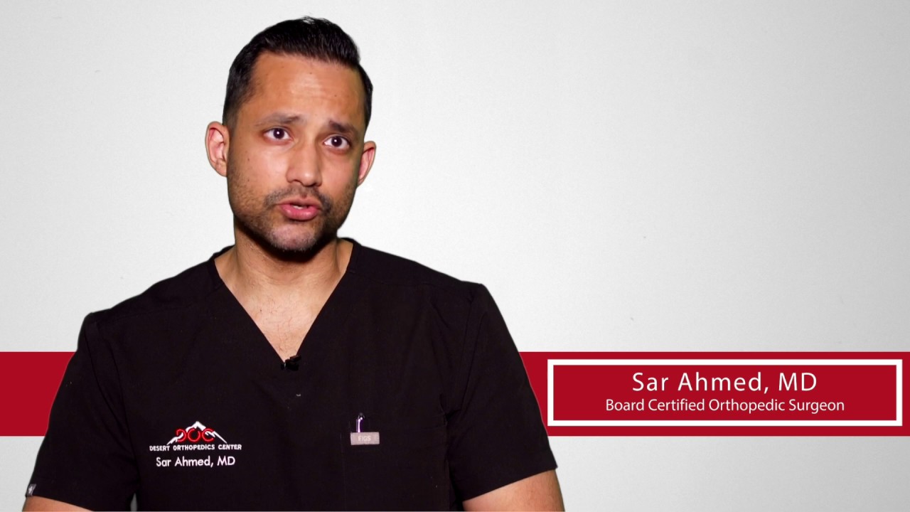 Desert Orthopedics CenterUnder One Roof - Dr  Sar Ahmed