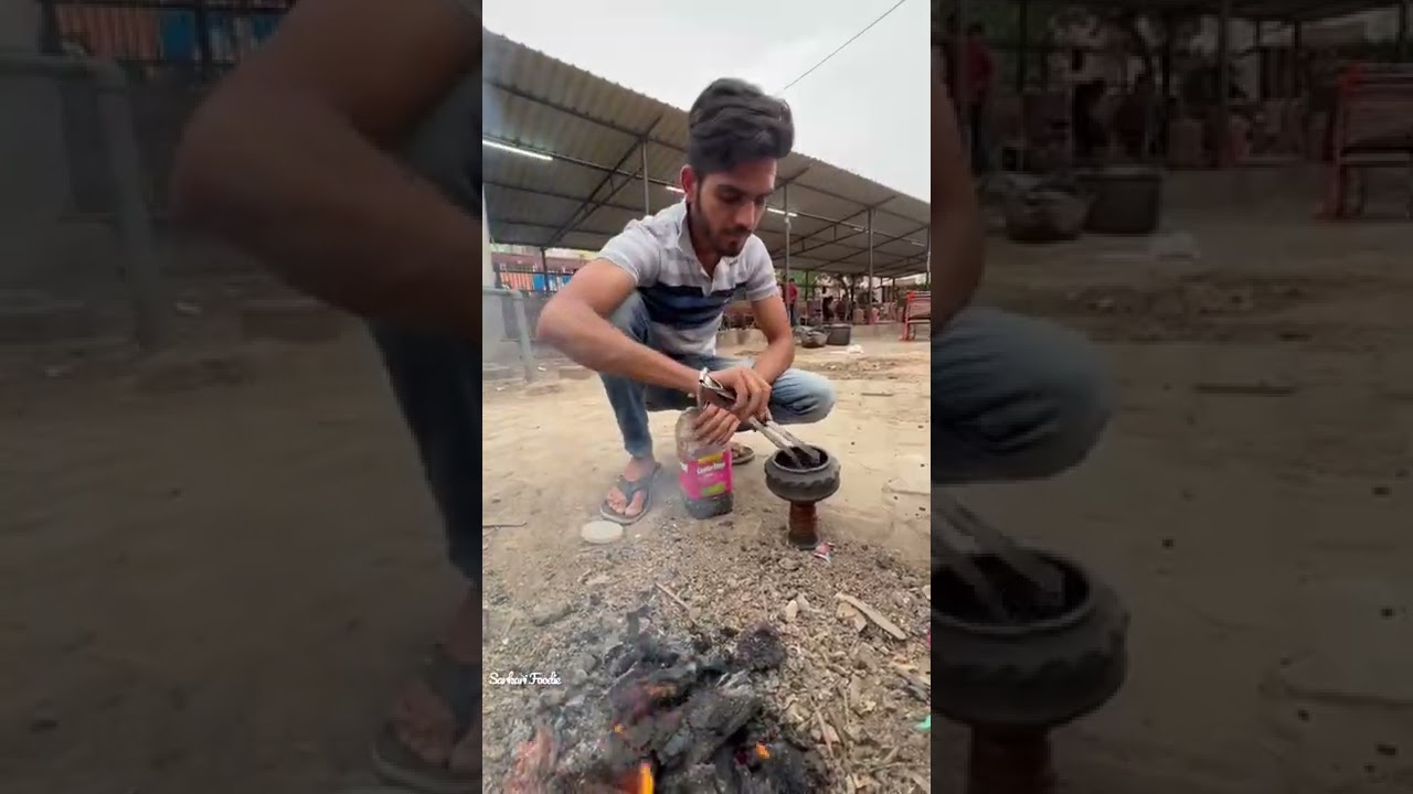 Desi Hookah 😍 #shorts #streetfood #food #indianstreetfood #hookah