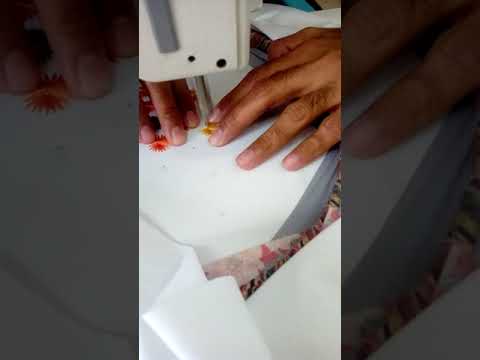 design work embroidery machine work