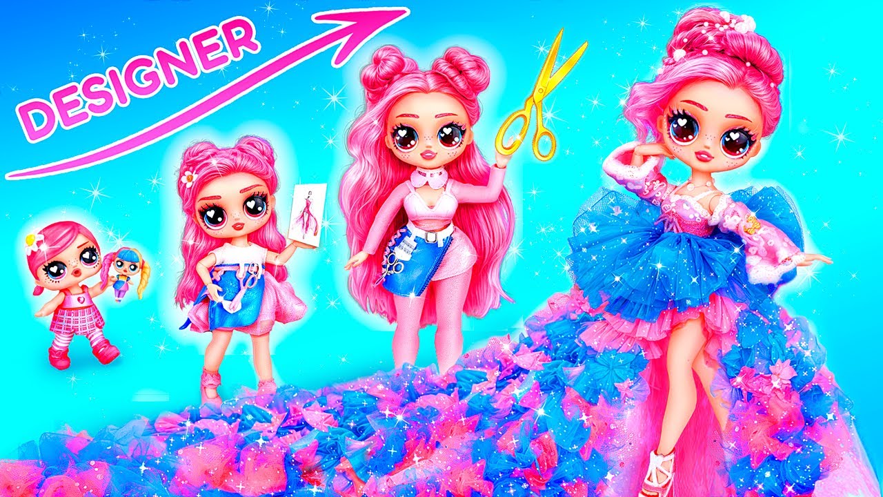 Designer Girl Growing Up! Dress To Impress! DIYs for LOL OMG