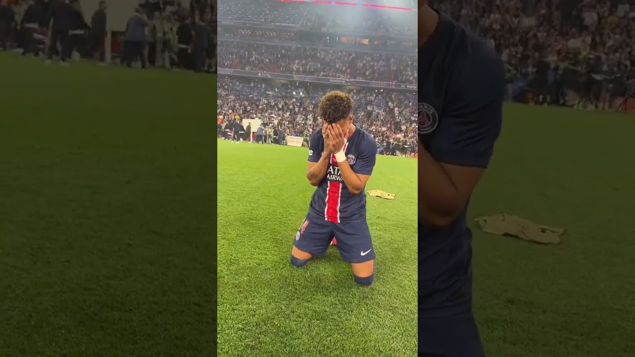 Desire Doue was in tears after helping PSG clinch their first UCL title