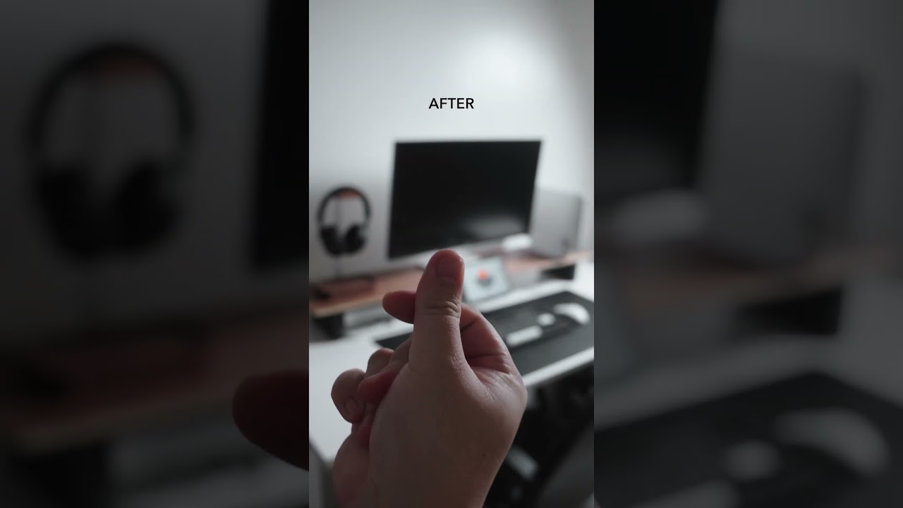 Desk Setup Glow-Up (Before and After)