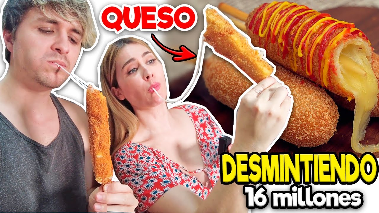 DESMINTIENDO LA RECETA COREANA de CORN DOGS de 16M de vistas ¿es tan buena?