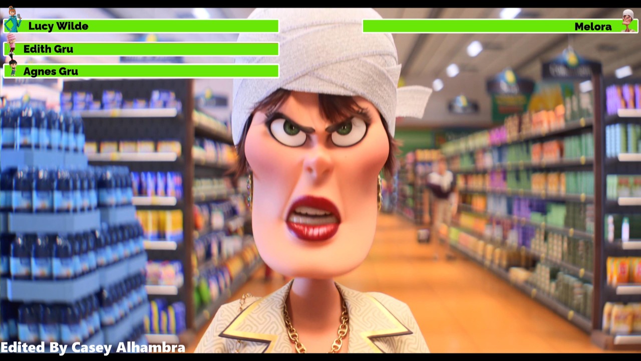 Despicable Me 4 (2024) Grocery Store Chase with healthbars (400K Subscribers Special)