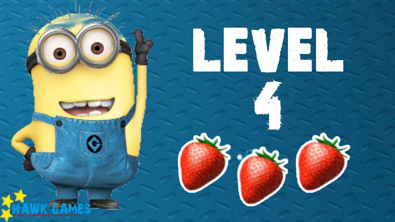 Despicable Me: Minion Rush - Level 4 3/3 (jump over obstacles 12 times) [1440p]