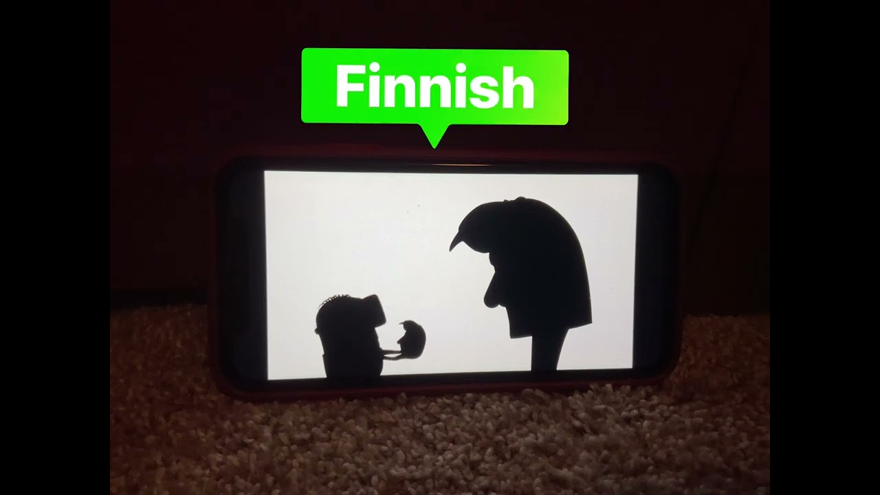 Despicable me shadow puppet scene multi language in Netflix (My 900th Video)