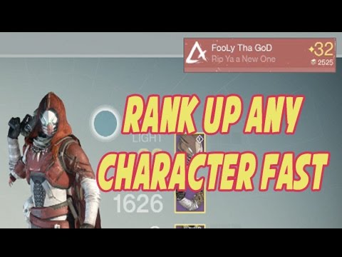 Destiny - Power Level 1-31 FAST ( Best way to RANK up )