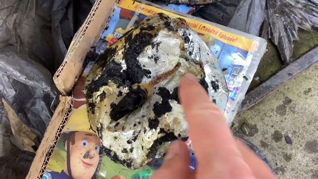Destroying another two Fireman Sam CGI DVD's