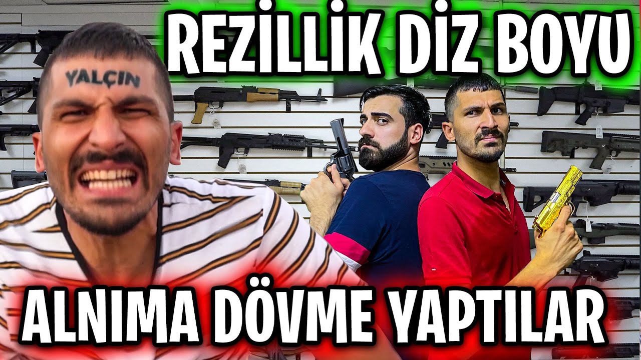 DEV CEZALI HEDEF VURMA YARIŞMASI | ALNIMA DÖVME YAPTILAR