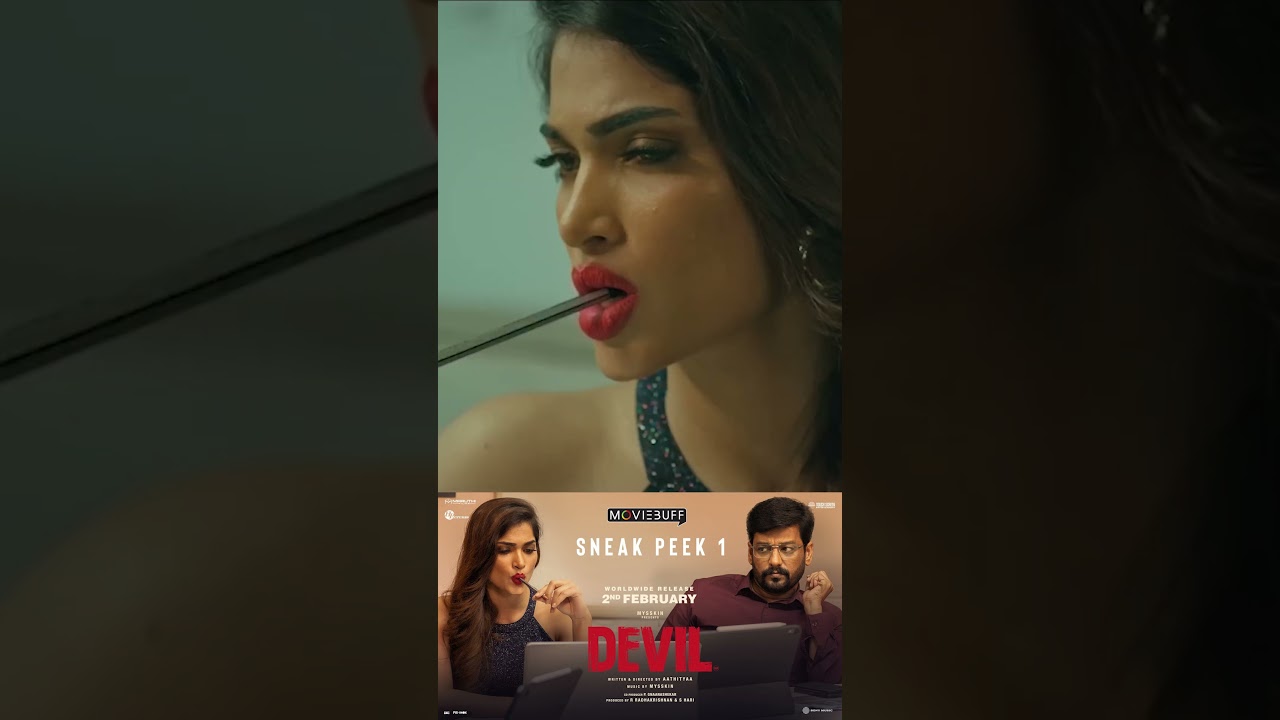 DEVIL - Sneak Peek -1 | Vidharth | Thrigun | Poorna | Mysskin | Aathityaa #Shorts