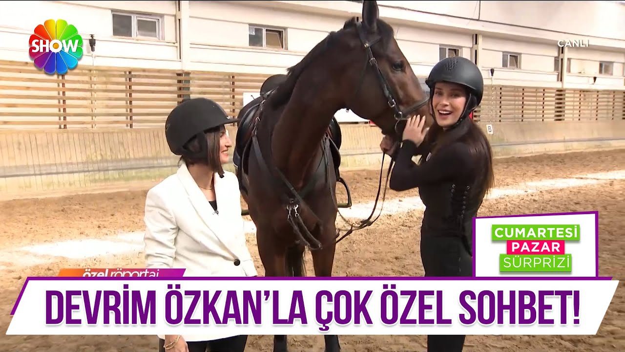 Devrim Özkan'la at çiftliğinde çok samimi sohbet!