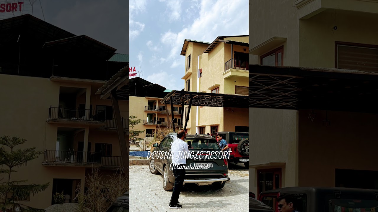 DEVSHA JUNGLE RESORT as the name gives the feelings of nature#resorts #uttarakhand @safarnama0016