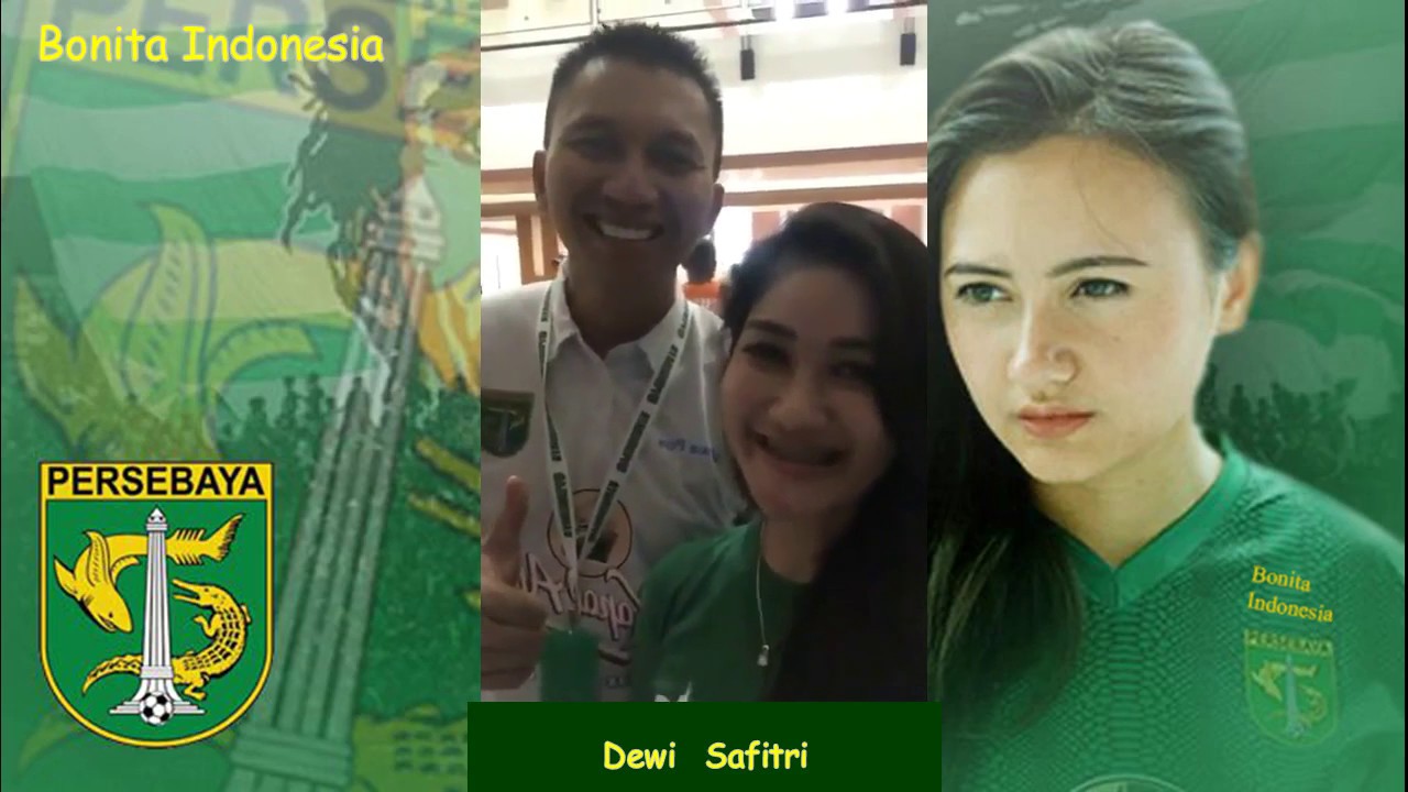 Dewi Safitri, Pemanis Tribun GBT Bonita cantik Suporter Setia Persebaya