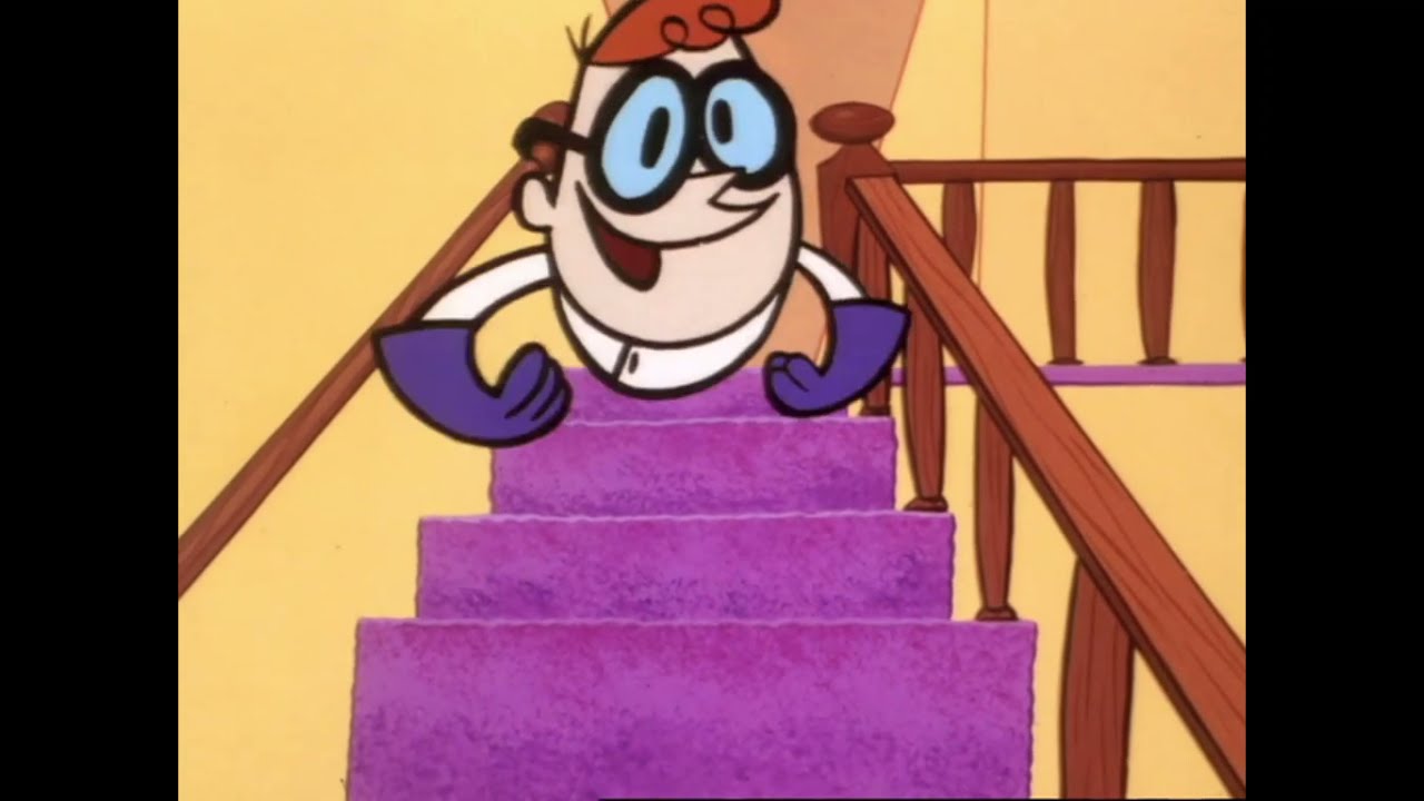 Dexter's Laboratory - Dexter Falls Down The Stairs 5
