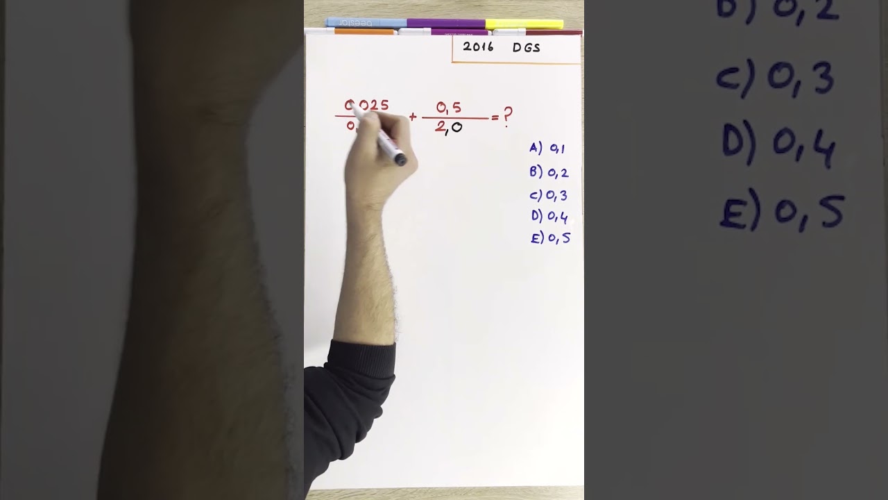 DGS ( Dikey Geçiş Sınavı ) Çıkmış soru ( Ondalıklı Sayılar ) #dgs #dgsmatematik  #yks #maths  #tyt