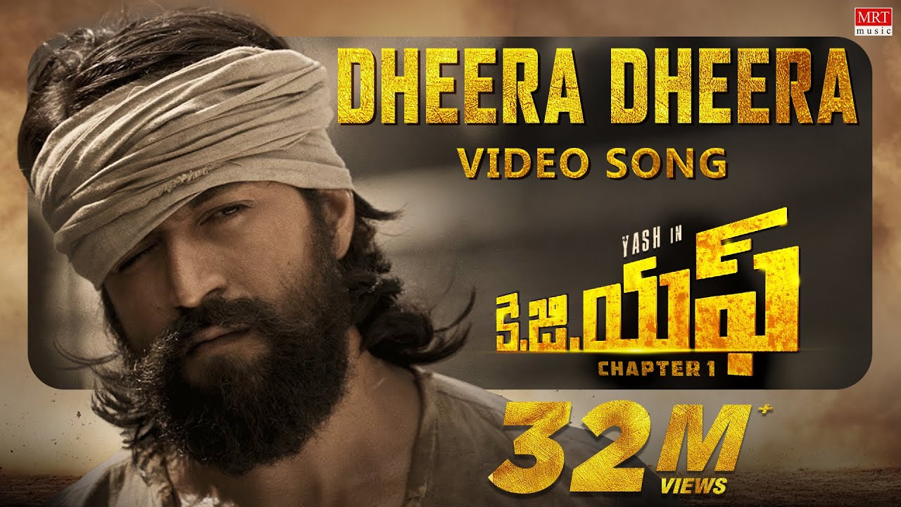 Dheera Dheera Full Video Song | KGF Telugu Movie | Yash | Prashanth Neel | Hombale | Ravi Basrur