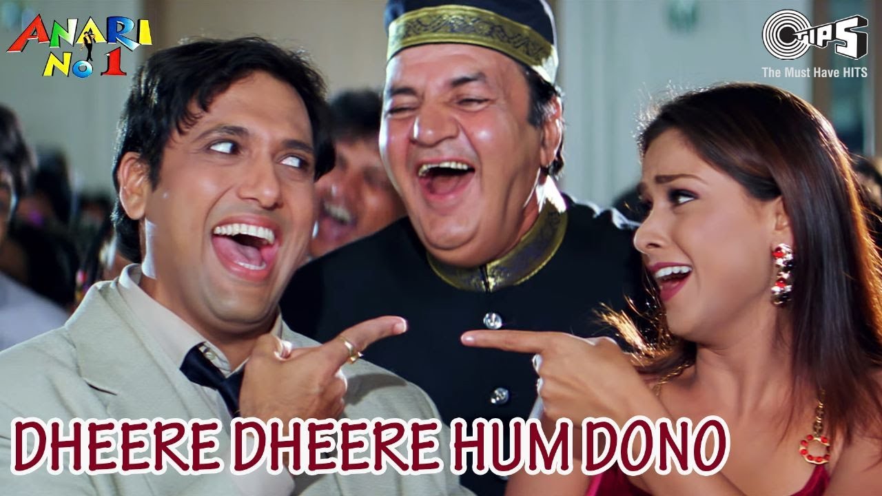 Dheere Dheere Hum Dono Mein Pyar Hua Hai Pakka | Anari No.1 | Govinda, Simran | 90's Hits