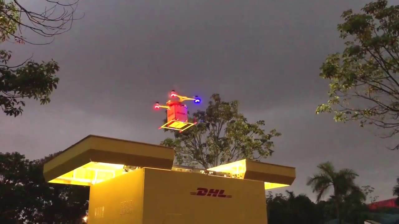 DHL launches its first fully automated urban drone delivery service