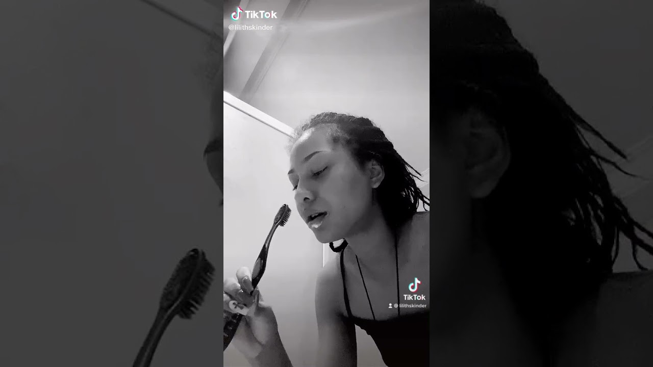 Diş fırçası ile tahrik oluyor Tiktok